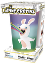 Lapins Cretins Rainbow Rabbits Drinking Glass Multicolor