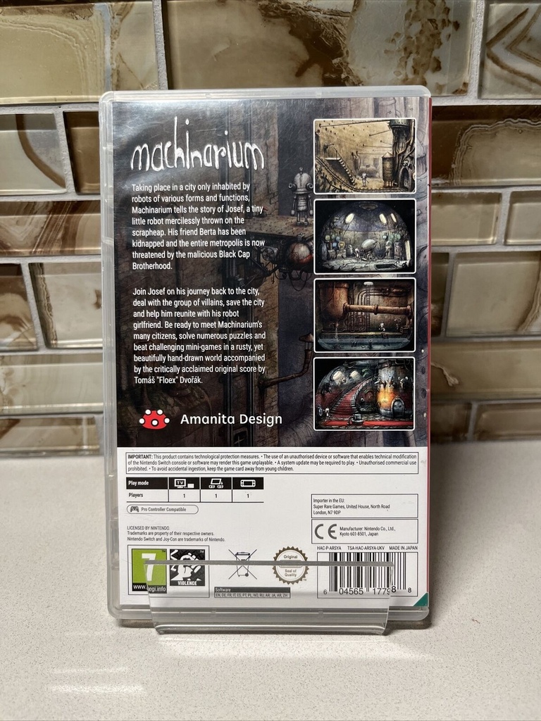 Machinarium SRG #17 Nintendo Switch, Preowned, Used