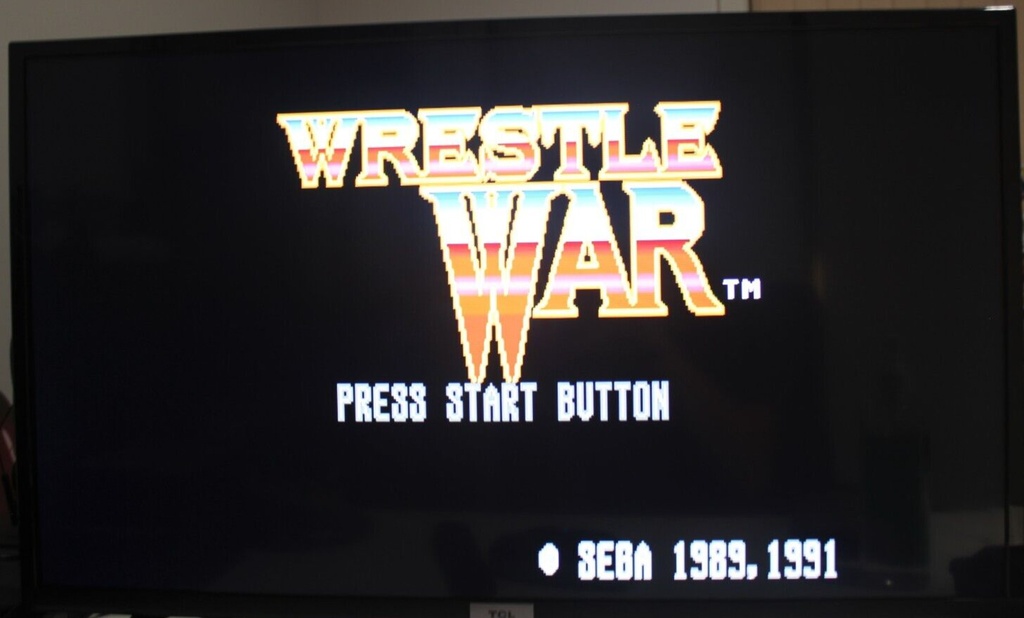 Sega Mega Drive Gold Collection Wrestle War  Pal  (See Description) Working