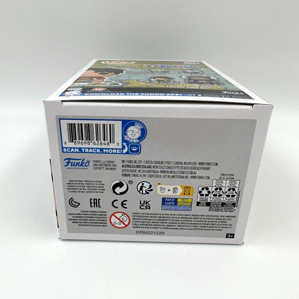 Pop! Animation One Piece Luffy Gear Two Exclusive Vinyl Figures, Rare Pop Vinyl