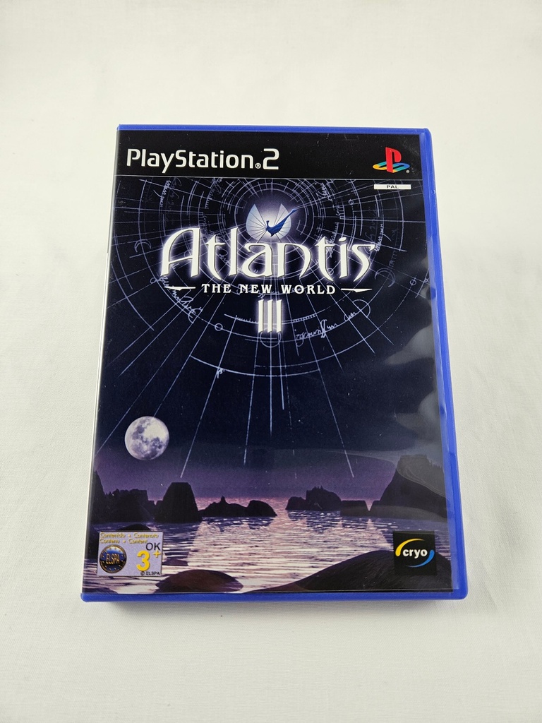 Atlantis III PlayStation 2 PS2 + Manual Tracked Post (G14)