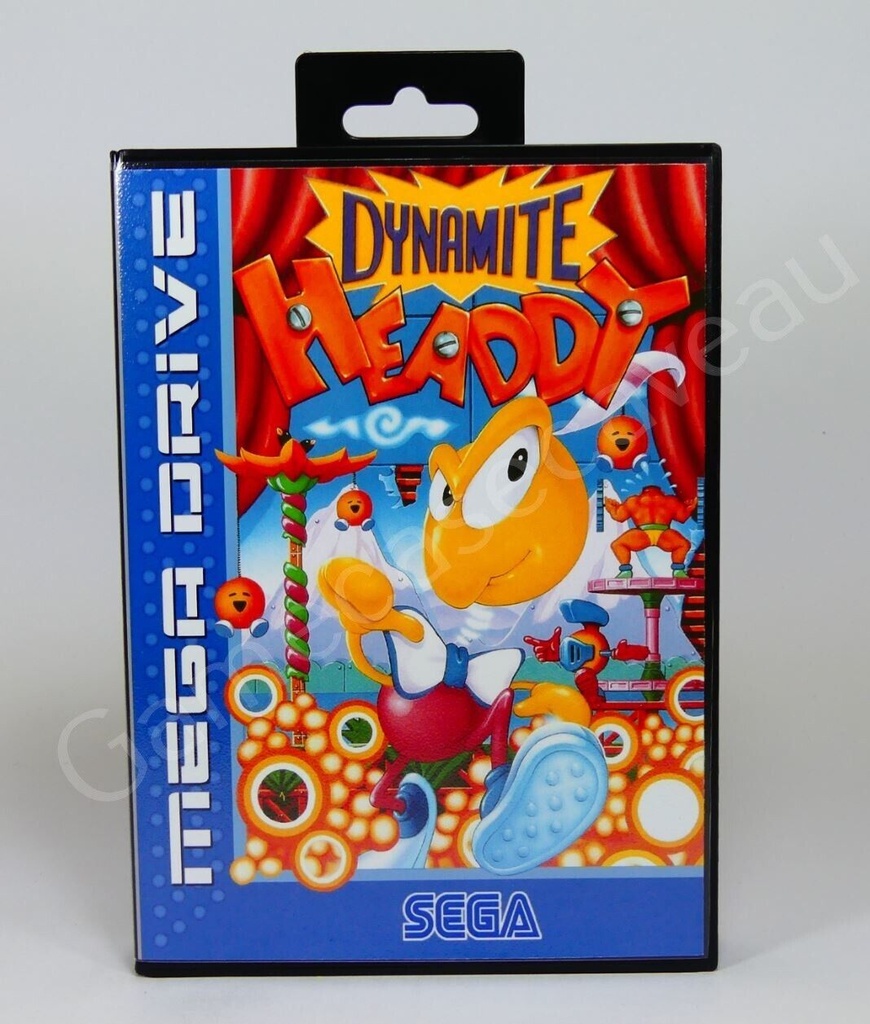 Storage CASE for Use with SEGA SMD Game - Dynamite Headdy