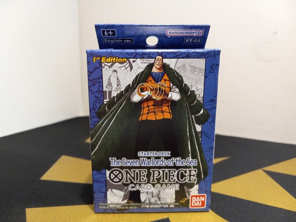 One Piece First edition starter deck the seven warlords of the sea