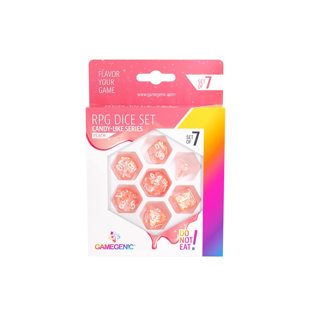 RPG Dice Set Peach