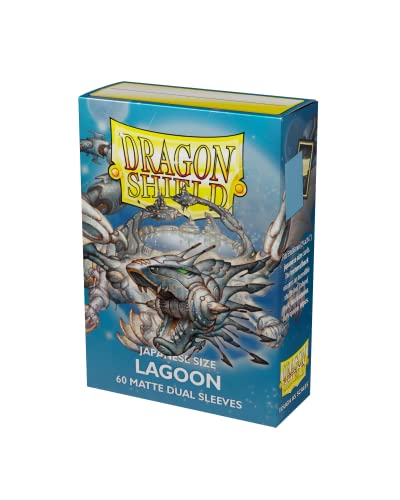Dragon Shield Japanese Size Dual Matte Sleeves - Lagoon 'Saras' (60 Sleeves)