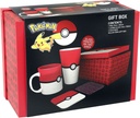 Pokémon Pokeball Mug, 400ml Glass & 2 Coasters Collectable Gift Box