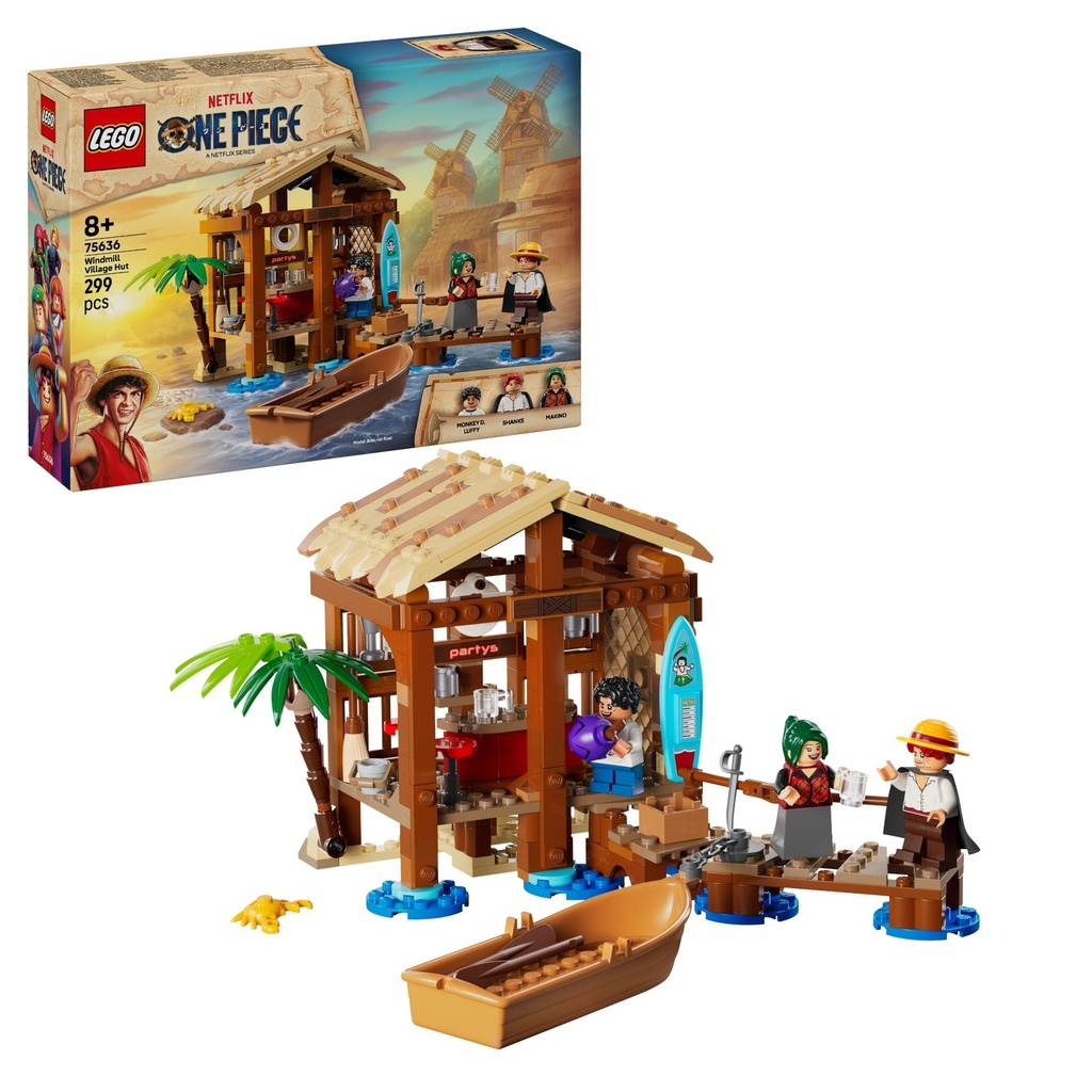 LEGO® ONE PIECE Windmill Village Hut Building Kit 75636