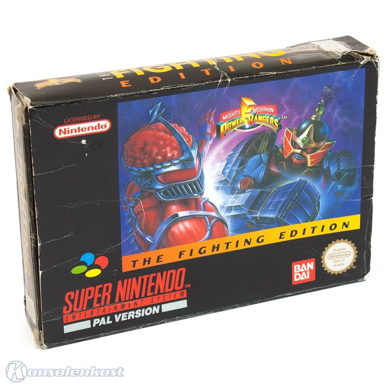 Mighty Morphin Power Rangers -- the Fighting Edition (super Nintendo...