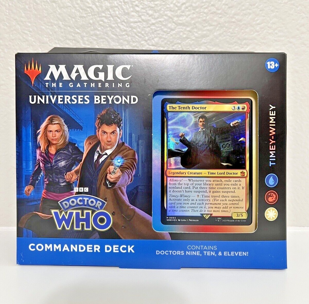 Magic the Gathering Universes Beyond: Doctor Who Commander Decks Display (4) english