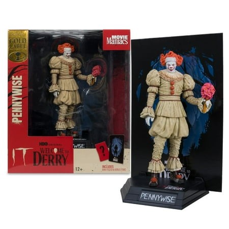 McFarlane Toys - Bob Gray as Pennywise (IT: Welcome to Derry) 6in Posed Figure Gold Label