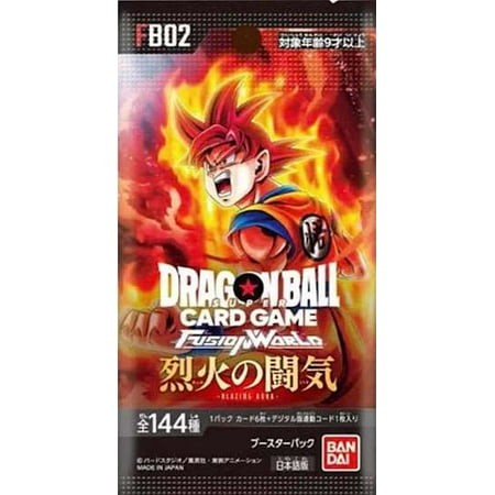 Dragon Ball Super Fb 02 Blazing Aura Booster JP