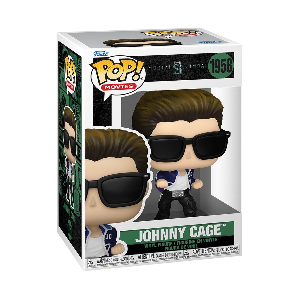 Funko POP Movies: Mortal Kombat II Johnny Cage 4.1-in Vinyl Figure #1958