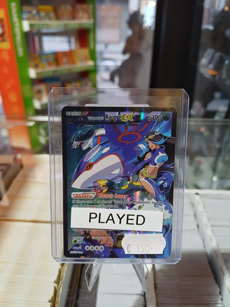 Team Aqua's Kyogre EX (DCR 6) (Played)