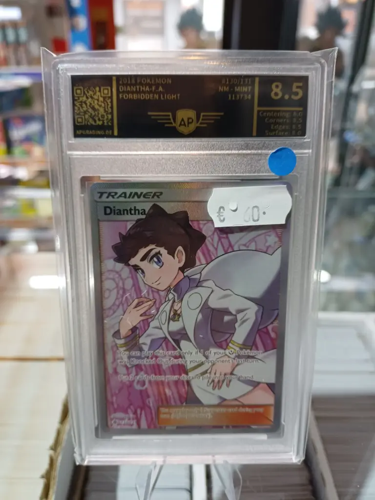 Diantha #130 Pokemon Forbidden Light  AP 8.5