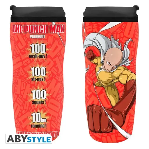 ONE PUNCH MAN - Mug de voyage Saitama