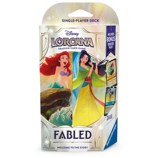 Disney Lorcana Trading Card Game Set 9 - Fabled Starter Deck B