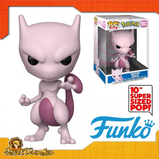 Pokemon Meowtwo Jumbo Pop! Vinyl Figure