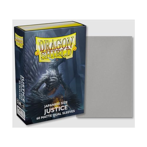 Dragon Shield Sleeves - Japanese size - Matte Dual - Justice (60 Sleeves)