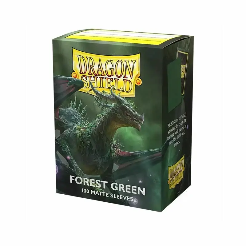 Dragon Shield Matte Non-Glare Sleeves - Forest Green (100 Sleeves)