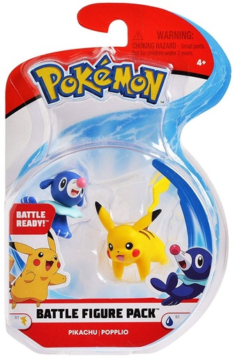 PokÃ©mon Battle Figure Pack Mini Figures 5 cm Pikachu/Popplio