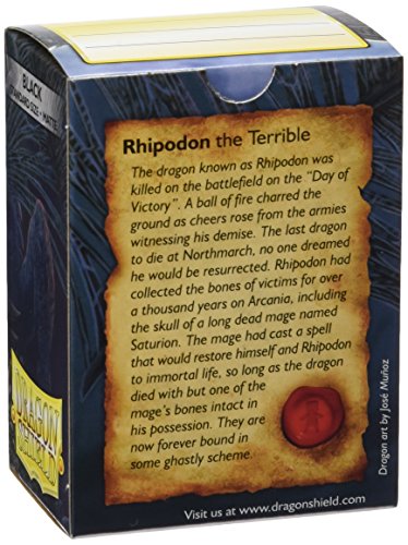 Dragon shield standard size matte black