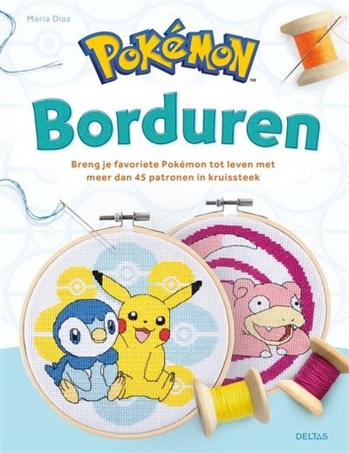 pokemon boek borduren