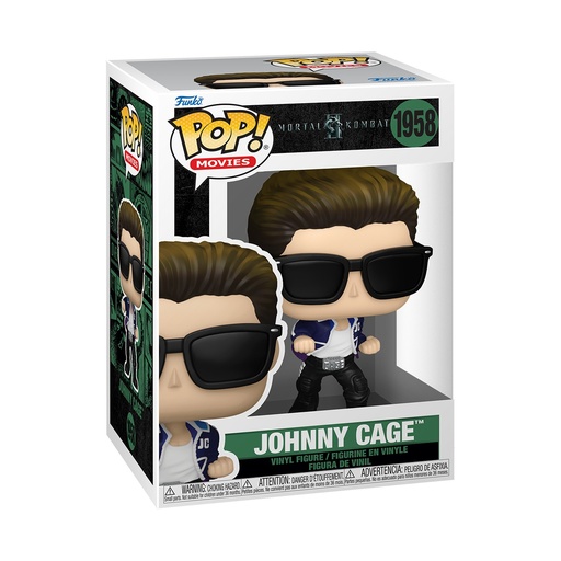 Funko POP Movies: Mortal Kombat II Johnny Cage 4.1-in Vinyl Figure #1958
