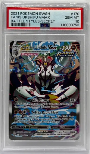 Rapid Strike Urshifu VMAX (BST 170) PSA10
